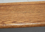Wall Shelf Solid Oak Wood Plate Groove Design with Medium Finish (Choose Color)