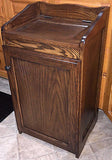 Oak Trash Can or Hamper Bin in Traditional Style Arts and Craft Designs