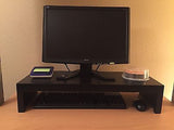 Computer Monitor Stand Modern Style Handcrafted Shelf