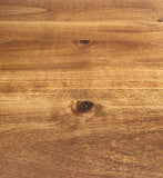 TV Riser Stand Modern Rustic Solid Wood with Medium Finish