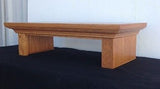 TV Riser Stand Traditional CROWN Style Oak Wood Handcrafted Custom Sizing