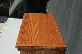TV Riser Stand Traditional Oak Style Handcrafted Custom Sizing
