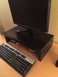 Computer Monitor Riser Stand Handcrafted Modern Style Shelf