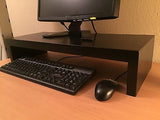 Computer Monitor Stand Modern Style Handcrafted Shelf