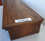 TV Riser Stand Traditional Oak Style Handcrafted Custom Sizing