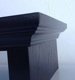 TV Riser Stand Traditional CROWN Style Oak Wood Handcrafted Custom Sizing