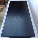 TV Riser Stand Traditional CROWN Style Oak Wood Handcrafted Custom Sizing