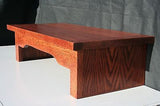 TV Riser Stand Mission Oak Style Arts and Craft Shelf Custom Sizing