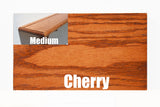 Wall Shelf Solid Oak Wood Plate Groove Design with Medium Finish (Choose Color)