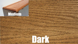 Wall Shelf Solid Oak Wood Plate Groove Design with Medium Finish (Choose Color)