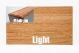 Wall Shelf Solid Oak Wood Plate Groove Design with Medium Finish (Choose Color)