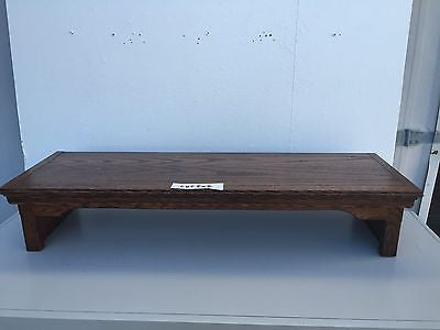 Oak Tv Risers TV Riser Stand Traditional Oak Style Handcrafted Custom Sizing – U Decor It