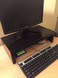 Computer Monitor Riser Stand Handcrafted Modern Style Shelf