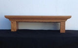 TV Riser Stand Traditional CROWN Style Oak Wood Handcrafted Custom Sizing