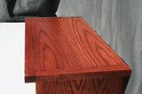 TV Riser Stand Mission Oak Style Arts and Craft Shelf Custom Sizing