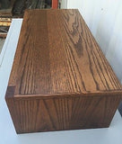 TV Riser Stand Modern Oak Style Handcrafted Custom Sizing