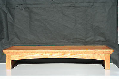 TV Riser Stand Shaker Style with Medium Oak Finish