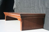 TV Riser Stand Traditional Style Arts and Craft Shelf Alder Wood